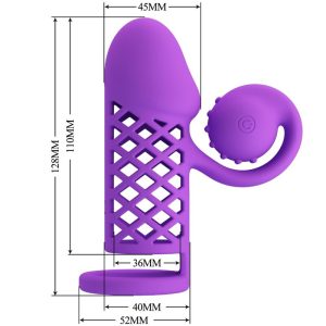 Romance Harden Penisverlenger met vibratie paars Romance Harden Penisverlenger met vibratie paars - Afbeelding 6
