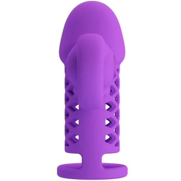Romance Harden Penisverlenger met vibratie paars