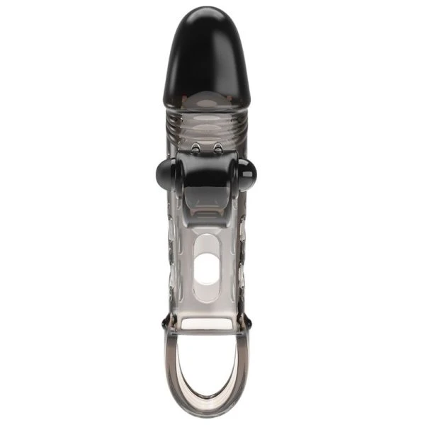 Romance Penishuls met vibratie, zwart