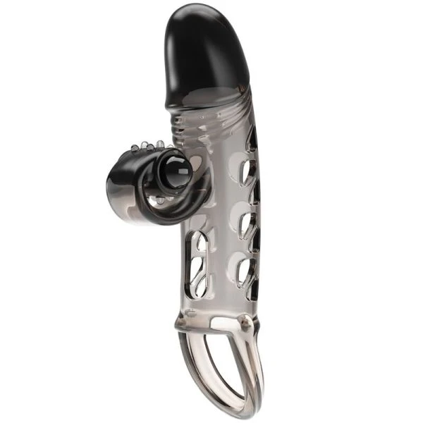 Romance Penishuls met vibratie, zwart