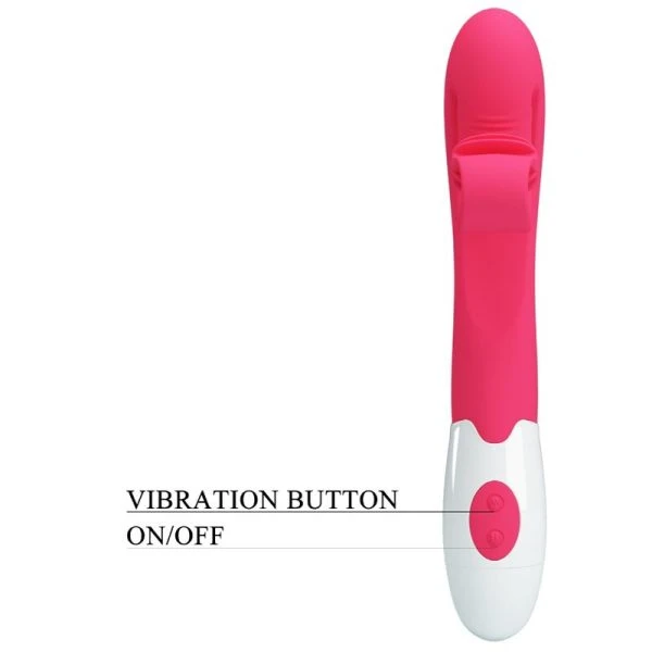 Romance Vibrator en Stimulator met 30 snelheden, roze