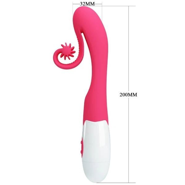 Romance Vibrator en Stimulator met 30 snelheden, roze
