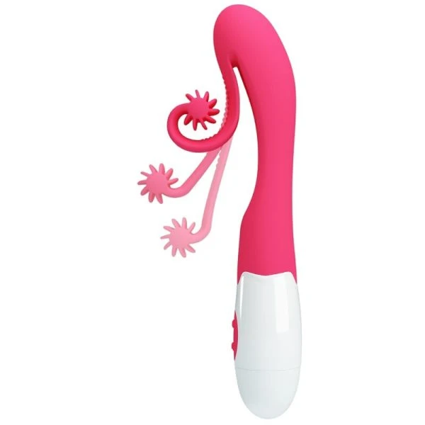 Romance Vibrator en Stimulator met 30 snelheden, roze