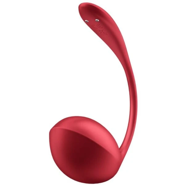 Satisfyer Partner Shiny Petal G-Punt Vibrator met App-besturing rood