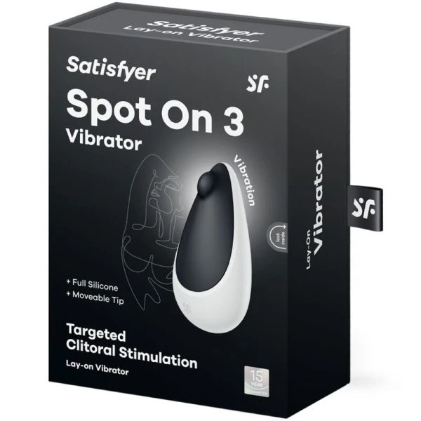 Satisfyer Vibrator Spot ON 3 Clitorisstimulator zwart Satisfyer Vibrator Spot ON 3 Clitorisstimulator zwart