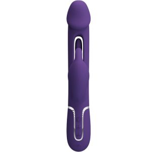 High Tech Pretty Love Kampas Rabbit 3-in-1 Multifunktionsvibrator mit Zunge, Violett High Tech Pretty Love Kampas Rabbit 3-in-1 Multifunktionsvibrator mit Zunge, Violett – Bild 3