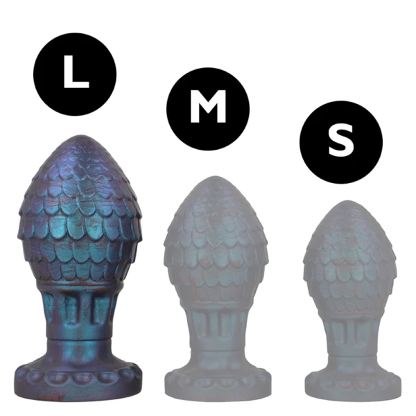 Epic Cybersilicock Vrakos Dragon Egg Anal Plug Size L