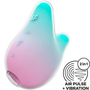 Satisfyer Mermaid Vibes Luchtimpulsvibrator Mint en Roze
