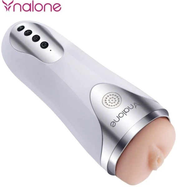 Nalone Magician Masturbator met Vibratie en Zuignap, Wit Nalone Magician Masturbator met Vibratie en Zuignap, Wit
