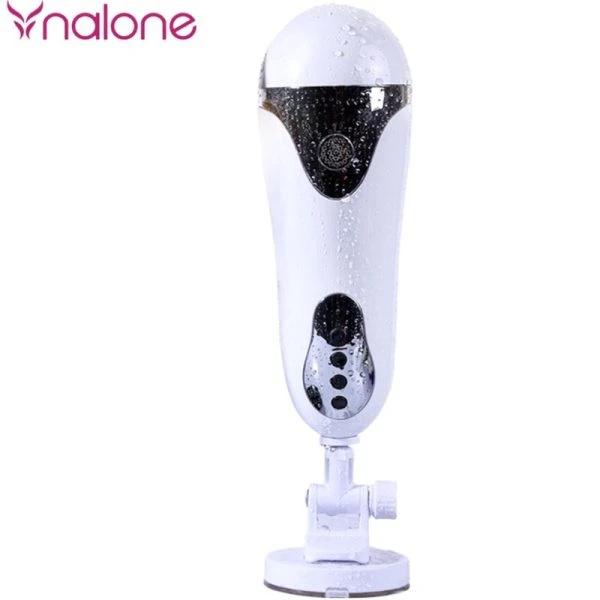 Nalone Magician Masturbator met Vibratie en Zuignap, Wit Nalone Magician Masturbator met Vibratie en Zuignap, Wit