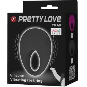 FOR HIM Pretty Love Trap Vibratorring met clitorisstimulator, zwart FOR HIM Pretty Love Trap Vibratorring met clitorisstimulator, zwart - Afbeelding 8