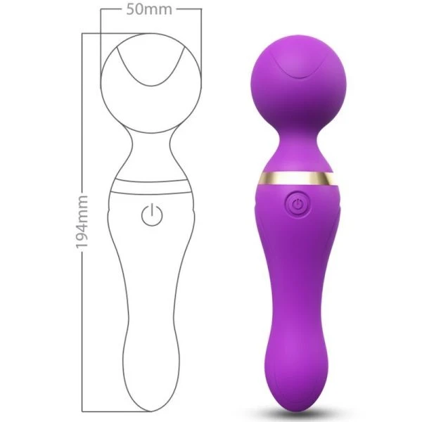 Armony Massagers Opzetvibrator Freeza Massager met superflexibele kop paars Armony Massagers Opzetvibrator Freeza Massager met superflexibele kop paars