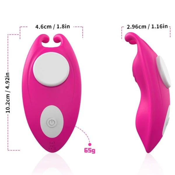 Armony Wearables Honeybee Auflegevibrator mit App-Steuerung Fuchsia