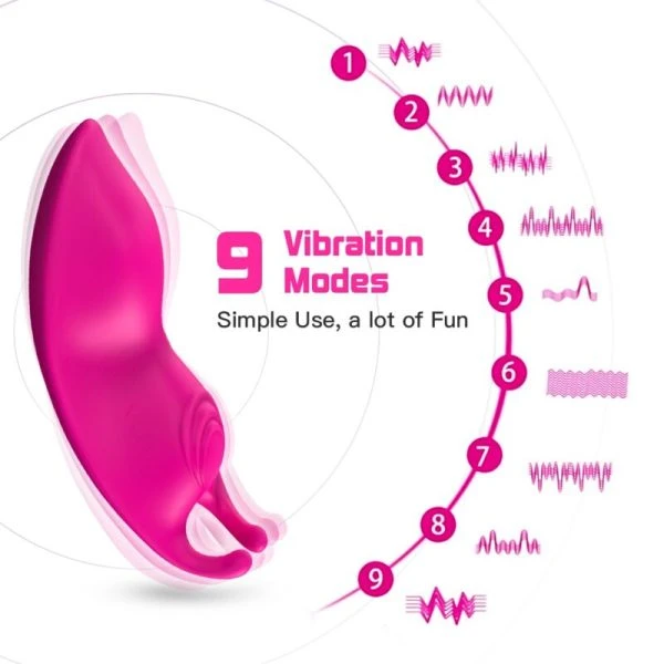 Armony Wearables Honeybee Oplegvibrator met Afstandsbediening Fuchsia