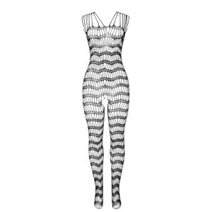 Subblime Bodystockings Netz-Bodystocking offener Schritt Schwarz Subblime Bodystockings Netz-Bodystocking offener Schritt Schwarz – Bild 4