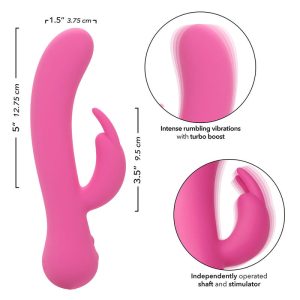 Calexotics First Time Vibrator Rabbit met clitorisstimulator oplaadbaar roze Calexotics First Time Vibrator Rabbit met clitorisstimulator oplaadbaar roze - Afbeelding 7