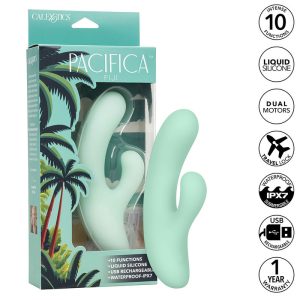 Calexotics Pacifica Fiji G-Punt Vibrator van Siliconen, Aqua Calexotics Pacifica Fiji G-Punt Vibrator van Siliconen, Aqua - Afbeelding 2
