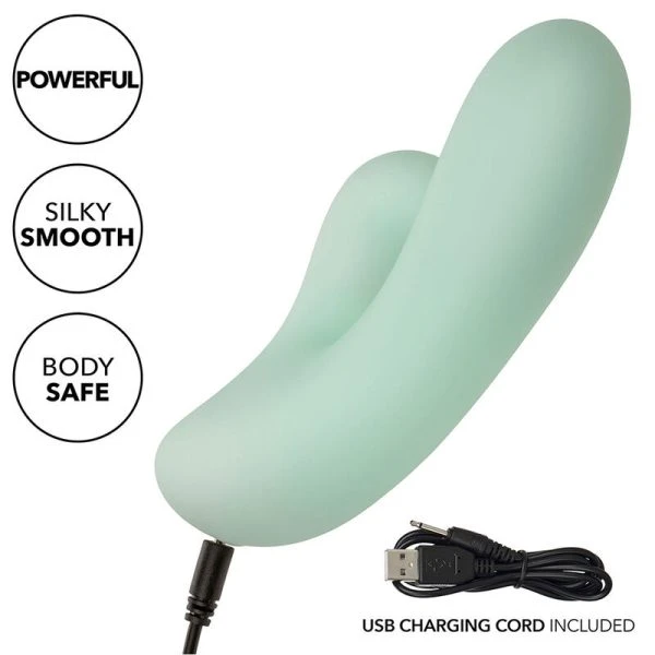 Calexotics Pacifica Fiji G-Punt Vibrator van Siliconen, Aqua