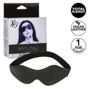 Calexotics Nocturnal oogmasker van leer en neopreen, zwart Calexotics Nocturnal oogmasker van leer en neopreen, zwart - Afbeelding 1