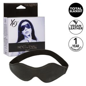 Calexotics Nocturnal Augenmaske aus Leder und Neopren, Schwarz
