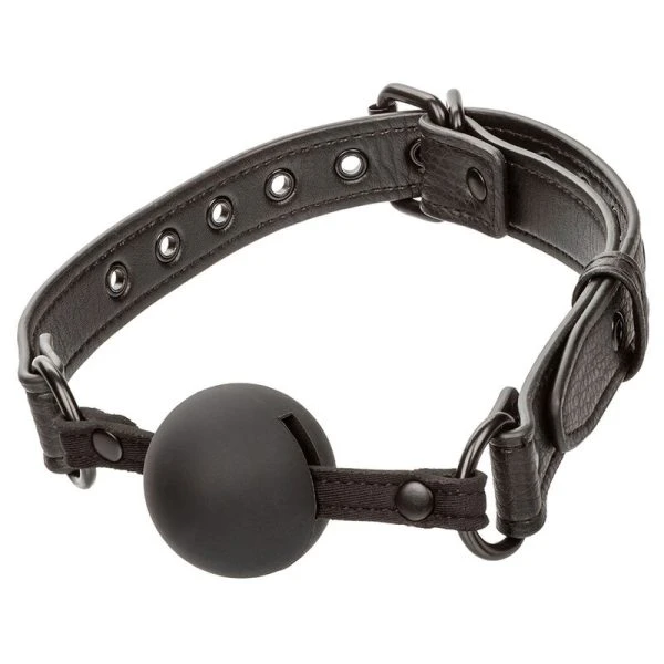 Calexotics Nocturnal Ball GAG Silicone Knebel Zwart