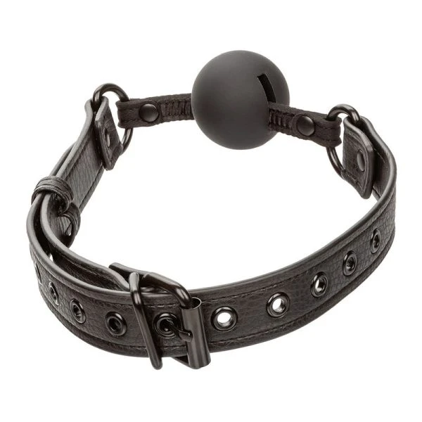 Calexotics Nocturnal Ball GAG Silicone Knebel Zwart