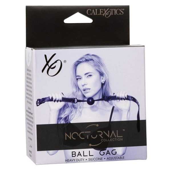 Calexotics Nocturnal Ball GAG Silicone Knebel Zwart