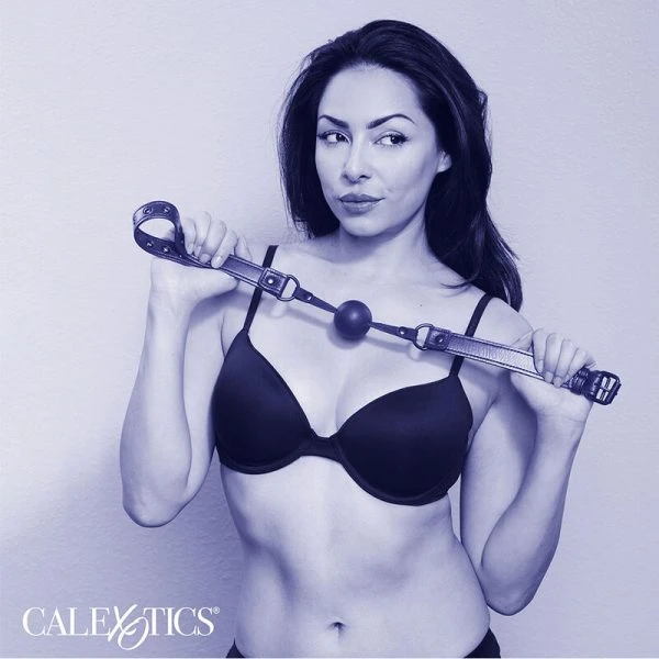 Calexotics Nocturnal Ball GAG Silicone Knebel Zwart