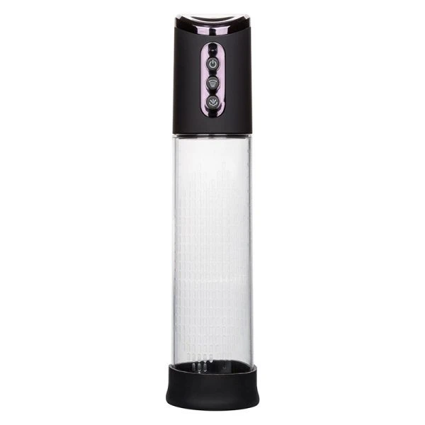 Calexotics Peak Penispumpe mit 4 Saugstufen, Schwarz