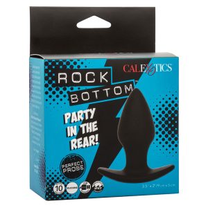 Calexotics Analplug Rock Bottom Perfect met 10 trillingen, siliconen, zwart Calexotics Analplug Rock Bottom Perfect met 10 trillingen, siliconen, zwart - Afbeelding 10