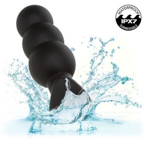 Calexotics Analplug Rock Bottom Beaded Probe with Beads, 10 Vibrations, Silicone, Black Calexotics Analplug Rock Bottom Beaded Probe with Beads, 10 Vibrations, Silicone, Black - Image 9