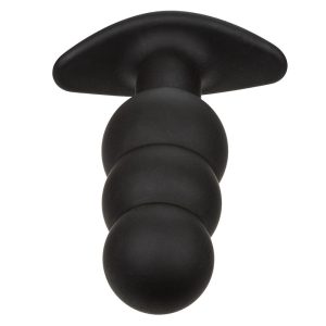 Calexotics Analplug Rock Bottom Beaded Probe with Beads, 10 Vibrations, Silicone, Black Calexotics Analplug Rock Bottom Beaded Probe with Beads, 10 Vibrations, Silicone, Black - Image 5