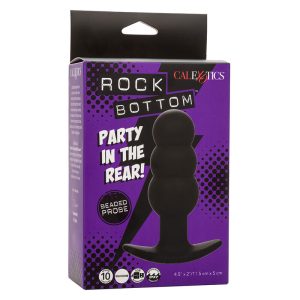 Calexotics Analplug Rock Bottom Beaded Probe with Beads, 10 Vibrations, Silicone, Black Calexotics Analplug Rock Bottom Beaded Probe with Beads, 10 Vibrations, Silicone, Black - Image 10