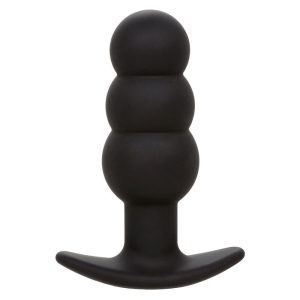 Calexotics Analplug Rock Bottom Beaded Probe with Beads, 10 Vibrations, Silicone, Black Calexotics Analplug Rock Bottom Beaded Probe with Beads, 10 Vibrations, Silicone, Black - Image 3