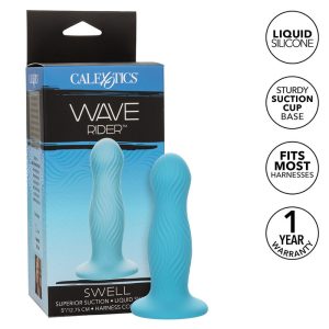 Calexotics Wave Rider Swell Anaalplug van siliconen, blauw Calexotics Wave Rider Swell Anaalplug van siliconen, blauw - Afbeelding 1
