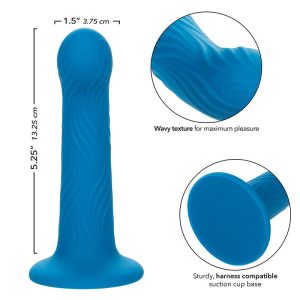 Calexotics Wave Rider Ripple Anaalplug met Ribbelstructuur, Blauw Calexotics Wave Rider Ripple Anaalplug met Ribbelstructuur, Blauw - Afbeelding 7