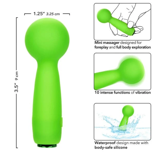 Calexotics Neon Vibes The Bubbly Vibe Mini-vibrator groen