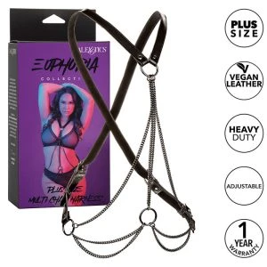 Calexotics Euphoria Multichain Harness Bondage-Geschirr Übergröße