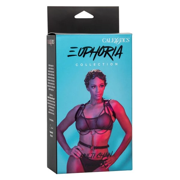 Calexotics Euphoria Multichain Halter Harness Bondage-Geschirr