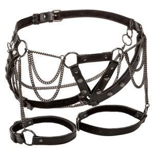 Calexotics Dijbeen-harnas met kettingen Plus Size Calexotics Dijbeen-harnas met kettingen Plus Size - Afbeelding 2