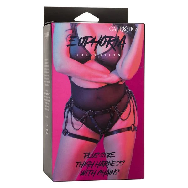 Calexotics Dijbeen-harnas met kettingen Plus Size