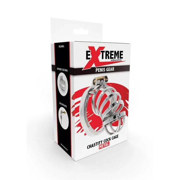 Hidden Desire kuisheidskooi van metaal voor extreme controle