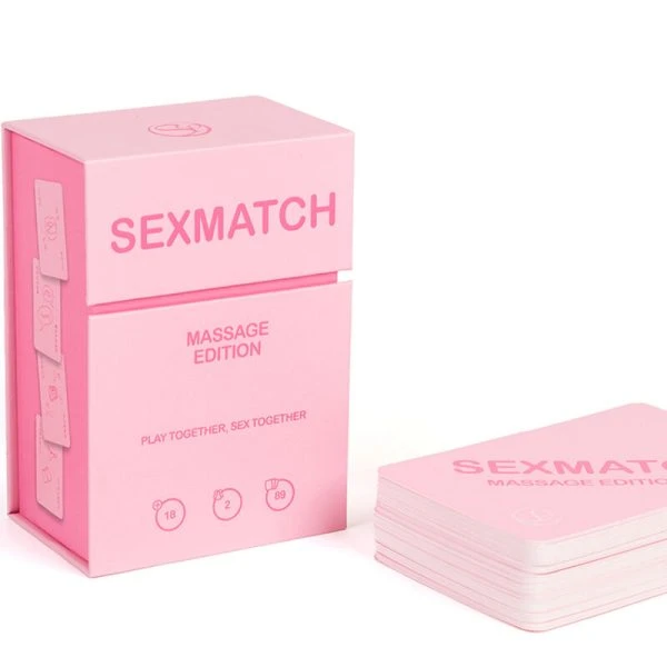 Secretplay 100% Games Sexmatch Massage Edition Kaartspel voor Stellen