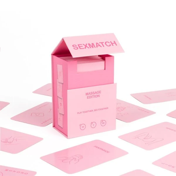 Secretplay 100% Games Sexmatch Massage Edition Kaartspel voor Stellen