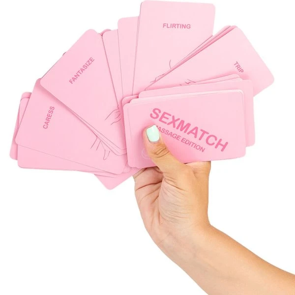 Secretplay 100% Games Sexmatch Massage Edition Kaartspel voor Stellen