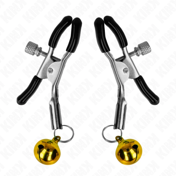 Kink Nipple Grip Gouden Nippelklem met Bel
