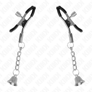Kink Nipple Grip Nippelklemmen met belhanger Kink Nipple Grip Nippelklemmen met belhanger - Afbeelding 2