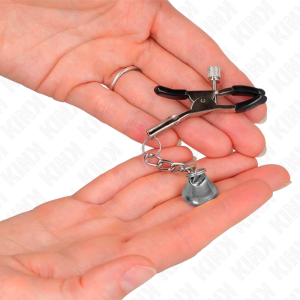 Kink Nipple Grip Nippelklemmen met belhanger Kink Nipple Grip Nippelklemmen met belhanger - Afbeelding 3