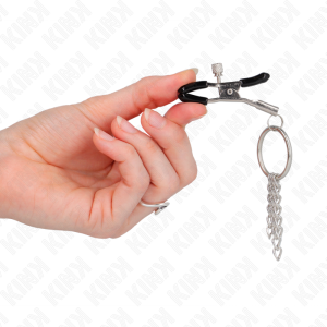 Kink Nipple Grip O-Ring Nippelklem met Keten Kink Nipple Grip O-Ring Nippelklem met Keten - Afbeelding 4