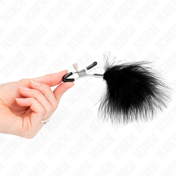 Kink Nipple Grip Verenippelklem Zwart